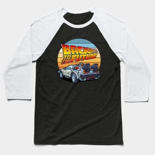 Back to the Future - DMC DeLorean Baseball T-Shirt